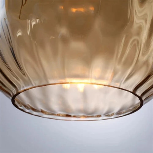 suspension en verre grain d'eau nordique rétro décoratives - vue 10 sur 21