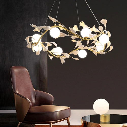 lustre nordique design pour décoration intérieure élégante et romantique - vue 6 sur 11