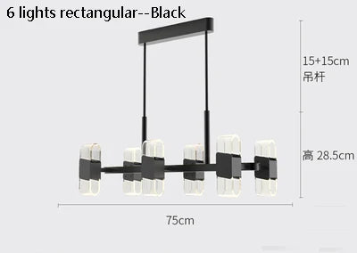 lustre de luxe design pour un éclairage nordique élégant - vue 10 sur 17