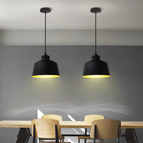 suspension loft nordique moderne avec 3 suspensions pour cuisine - vue 6 sur 9