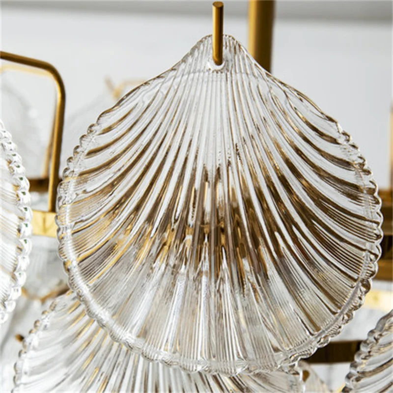 suspension en cristal design nordique luxueux éclairage d'ambiance - vue 3 sur 13