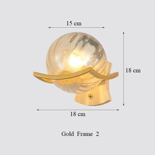 applique murale moderne en bois design lumineux décoratif en forme de lune - vue 13 sur 21