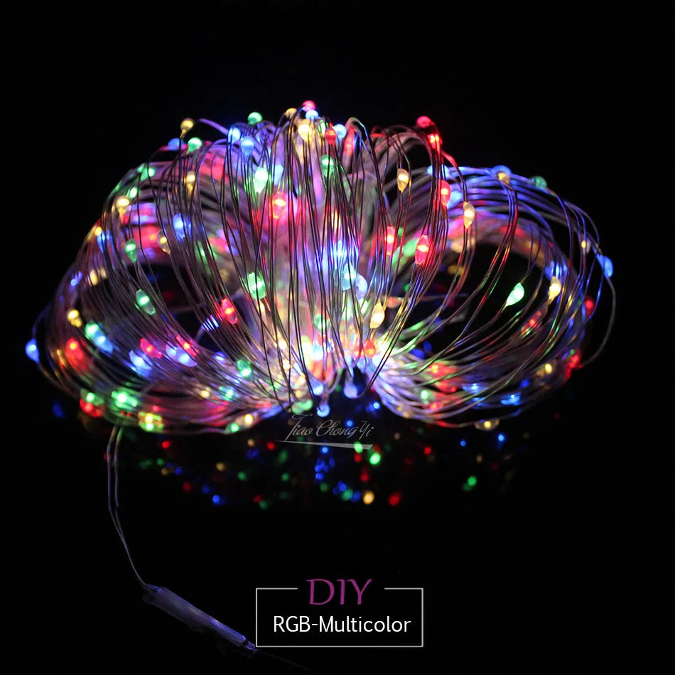 guirlande lumineuse led étanche pour décorations de fête et mariage - vue 5 sur 12