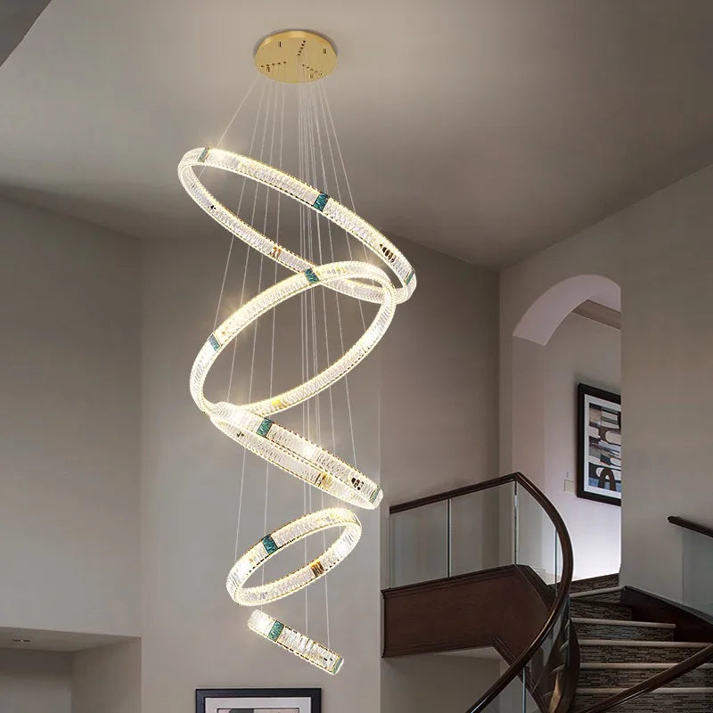 suspension en cristal design moderne pour intérieur élégant - vue 4 sur 16