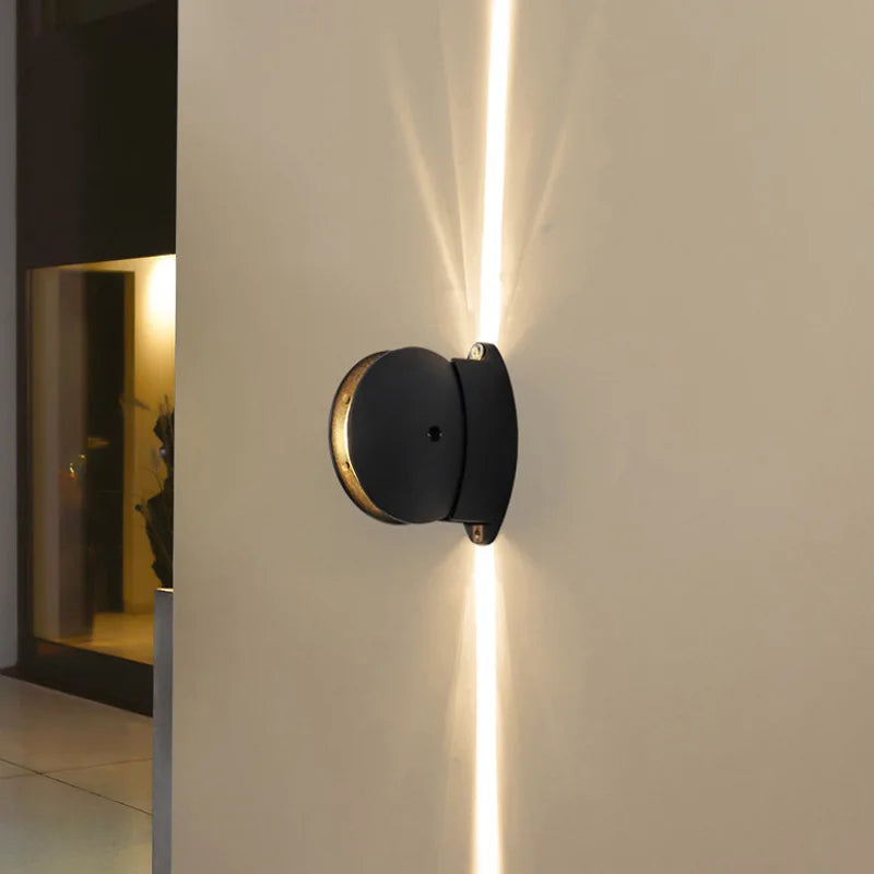 applique murale led étanche d'extérieur pour décoration cour hôtel porche