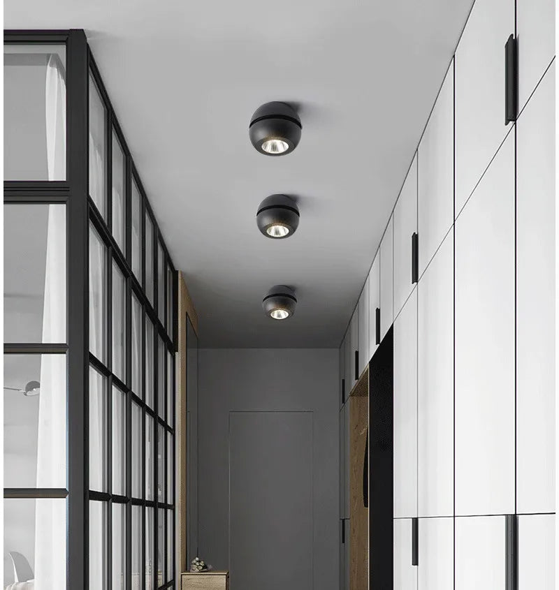 spot lumineux led pour plafond montage surface intensité variable - vue 5 sur 5