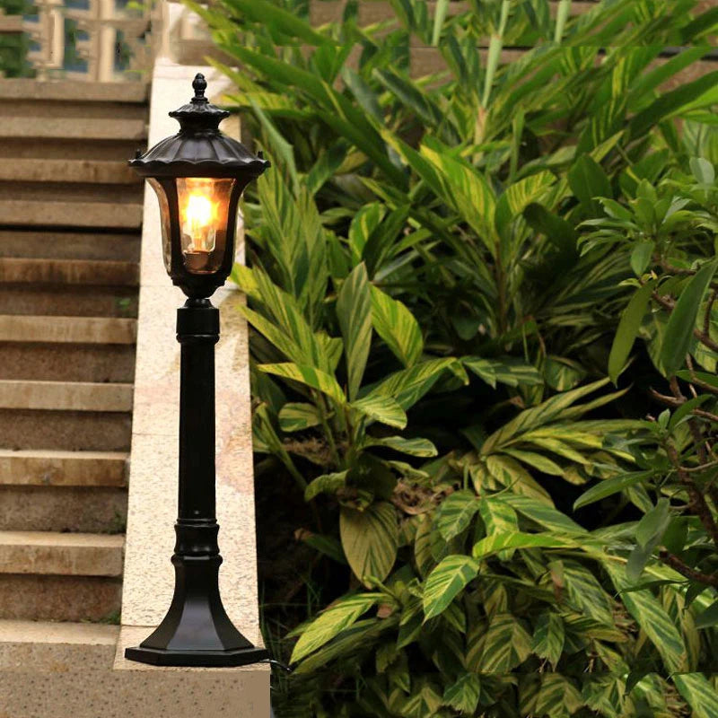 lampe de jardin rétro pour éclairage extérieur étanche - vue 9 sur 8