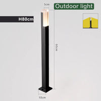Lampe à gazon moderne lumière extérieure en aluminium étanche à l'eau porche jardin IP54 lampe à gazon extérieure maison cour décor paysage lumières