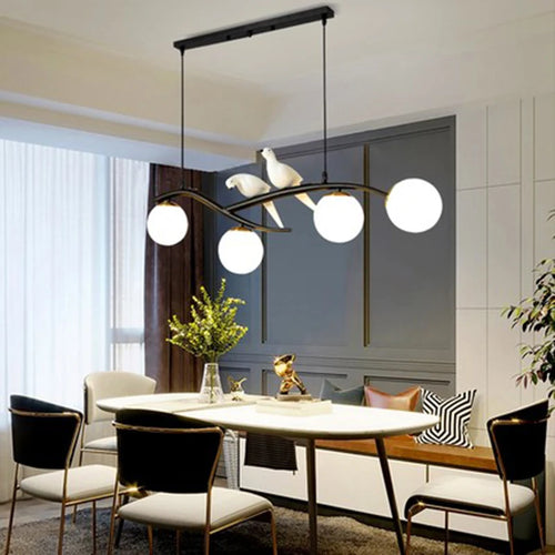 suspension design moderne forme oiseau scandinave décoratif winfordo - vue 3 sur 18