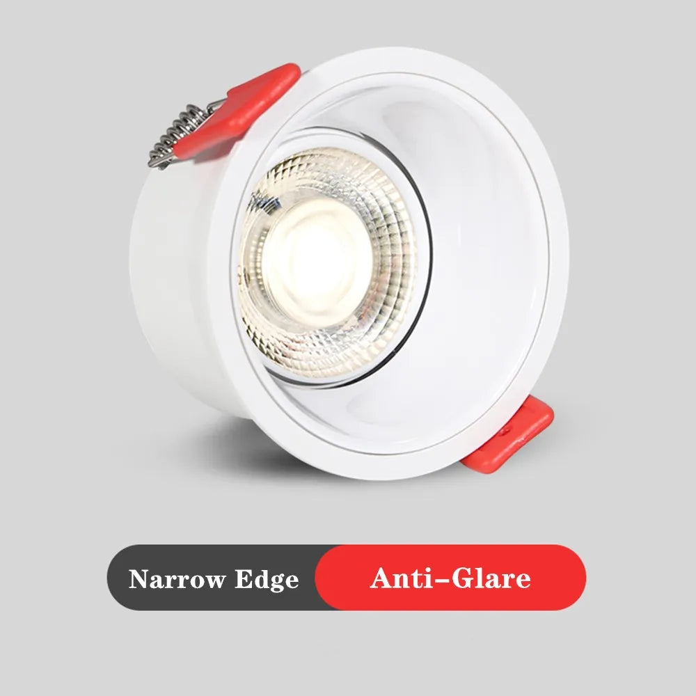 spot led encastré dimmable anti-éblouissement pour intérieur - vue 5 sur 9