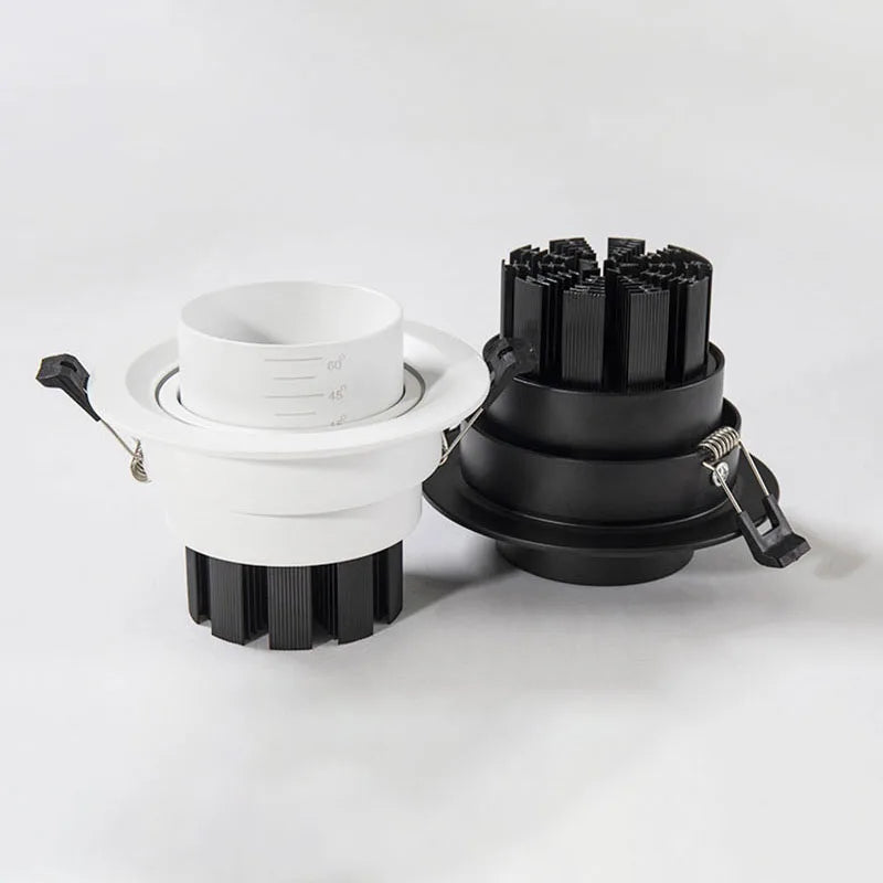 spots led encastrables à faisceau zoomable pour éclairage intérieur - vue 2 sur 8