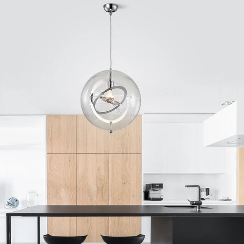 lustre étoile en verre design nordique simple et personnalisé - vue 4 sur 7