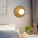 appliques murales solaires led modernes en fer nordique décoratives