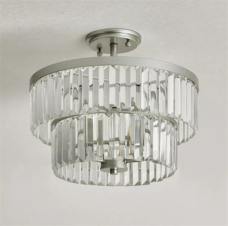 plafonnier en cristal luxe moderne minimaliste créatif design élégant - vue 5 sur 6