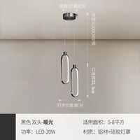 suspension LED design nordique moderne pour intérieur