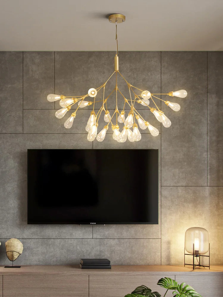 lustre luciole design post-moderne pour intérieur élégant et créatif - vue 3 sur 23