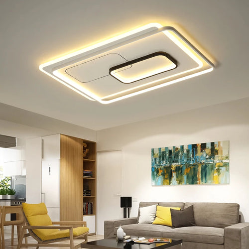 plafonniers led élégants pour décoration intérieure d'hôtel - vue 2 sur 11