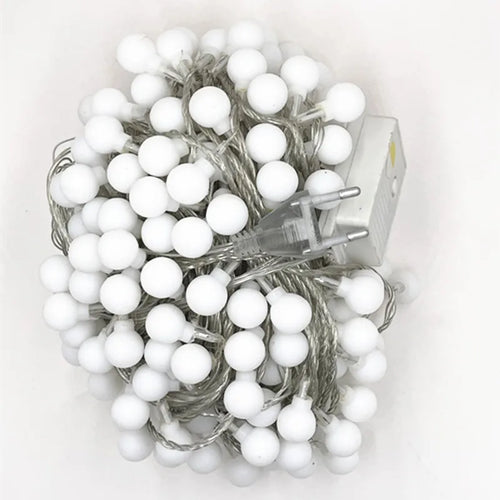 guirlande lumineuse 100 led pour noël mariage et fêtes - vue 7 sur 9