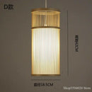 lustre en bambou style zen pour ambiance relaxante