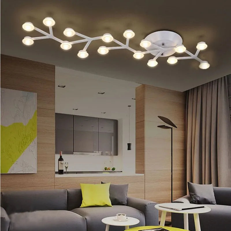 plafonnier led minimaliste créatif style nordique contemporain