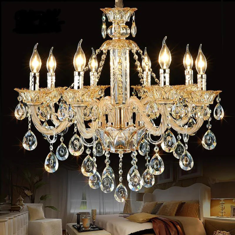lustres en cristal pour décoration intérieure moderne et élégante - vue 2 sur 13