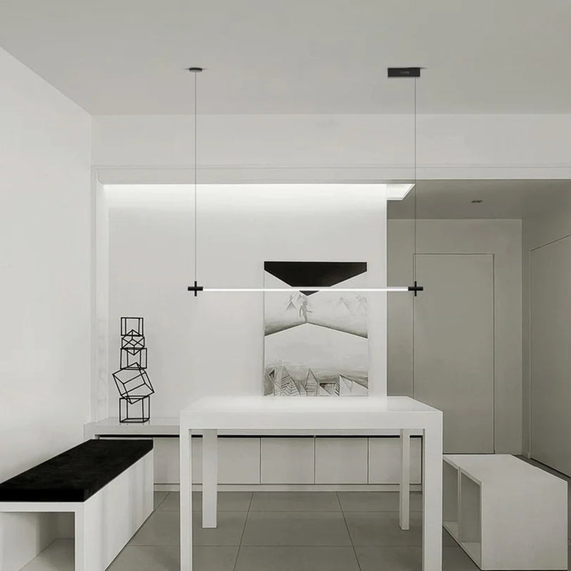 lampes suspendues led minimalistes pour table à manger