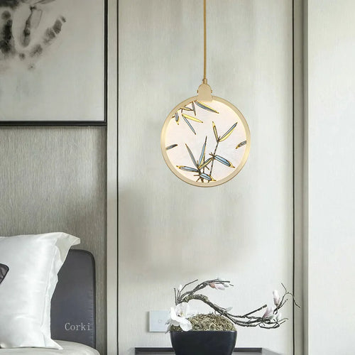 suspension en verre style chinois pour décoration moderne intérieure - vue 2 sur 9