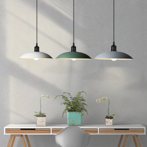 lampes suspendues vintage en fer forgé pour restaurant loft - vue 3 sur 10