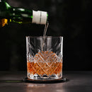 Lot de 4 verres à whisky relief élégants