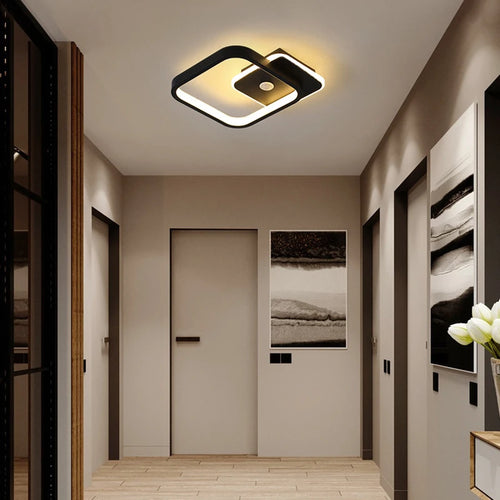 plafonnier led à induction avec capteur de mouvement pour intérieur - vue 5 sur 12