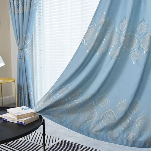 Rideau occultant floral moderne pour chambre ou salon - vue 7 sur 10