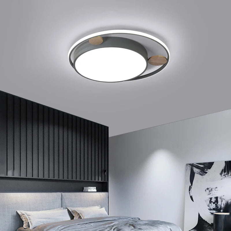 plafonnier led rond pour intérieur décoratif moderne et élégant - vue 4 sur 12