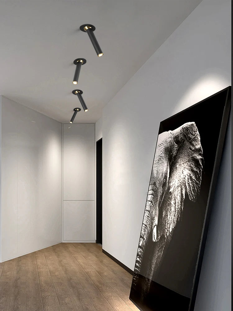 spot 	led rotatif cob en aluminium pour éclairage intérieur - vue 5 sur 5
