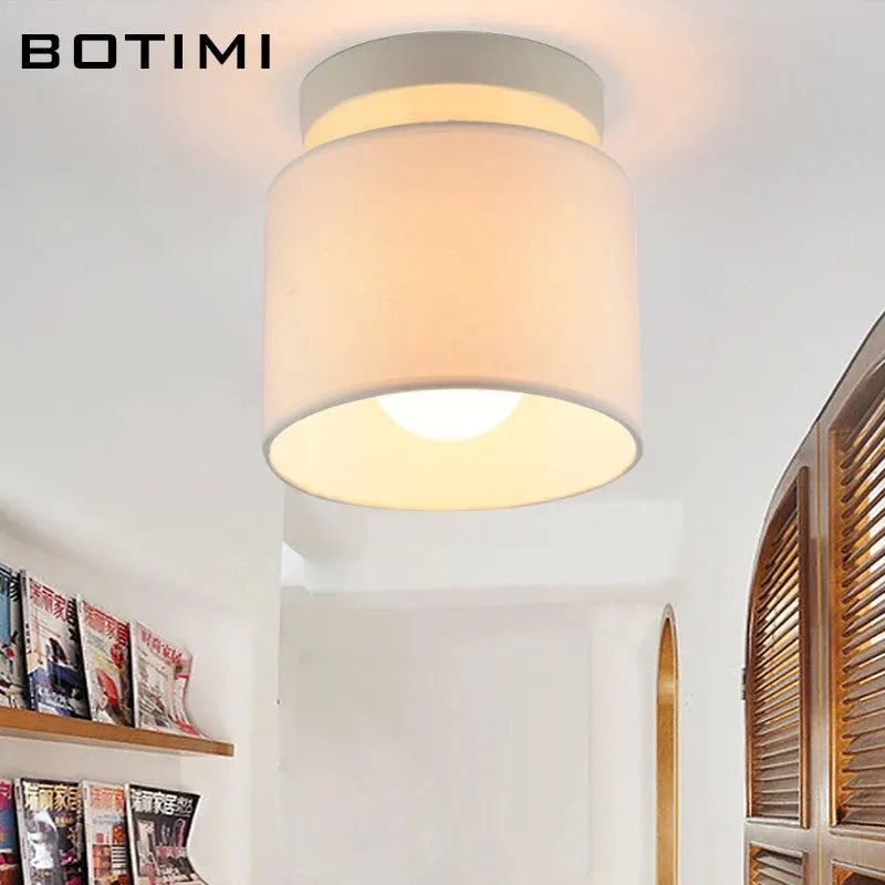 botimi tissu led plafonnier montage intérieur e27 cuisine