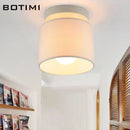 plafonnier led en tissu botimi