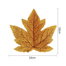 lot de 100 feuilles d'érable artificielles pour décorations festives