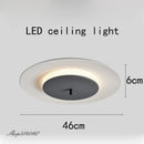 plafonnier simple disque led avec couverture suspendue