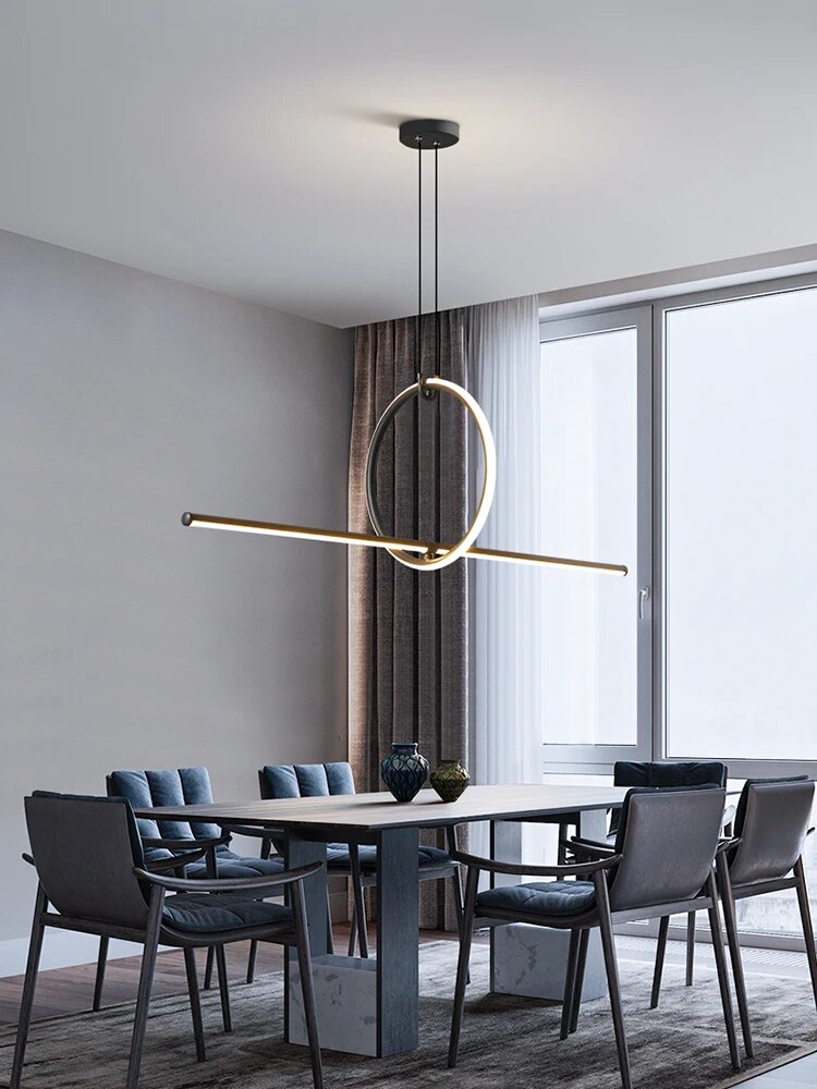 Lampe suspension moderne minimaliste bureau