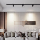 éclairage led sur rail réglable pour magasin de vêtements