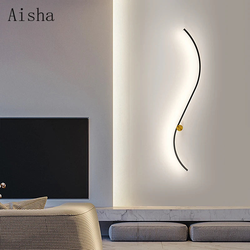 applique murale led moderne pour décoration intérieure créative - vue 2 sur 9