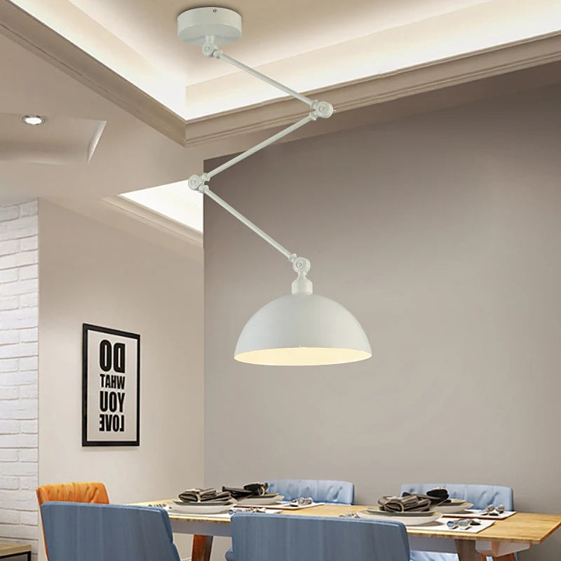 suspension nordique pliable en aluminium avec bras long led
