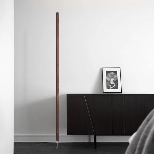 Lampadaire bois led design moderne