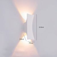 Applique extérieure LED moderne porte lumières escalier entrée balcon maison jardin porche terrasse étanche éclairage mural