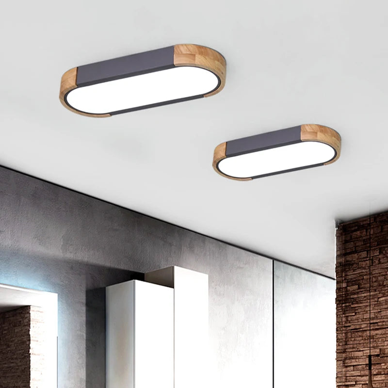 plafonniers décoratifs en bois avec télécommande deckenleuchten