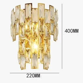 applique murale moderne led en cristal design élégant pour intérieur - vue 14 sur 23