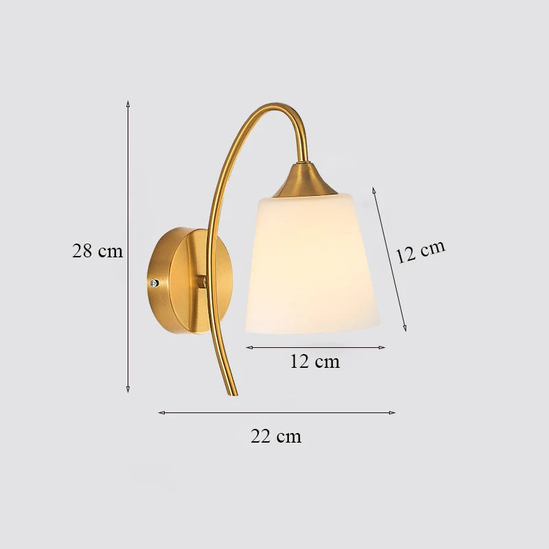 applique murale en verre luxe style art déco pour intérieur - vue 12 sur 21