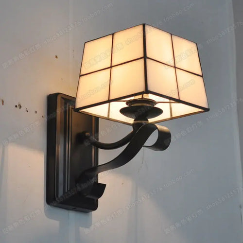 applique murale tiffany design moderne en verre élégante et tendance - vue 10 sur 11