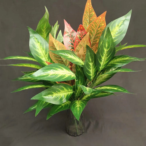 branches de palmier artificielles tropicales décoratives en plastique - vue 6 sur 13