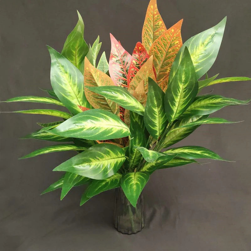 branches de palmier artificielles tropicales décoratives en plastique - vue 5 sur 13