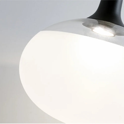 suspension en verre design italien pour intérieur moderne - vue 6 sur 9